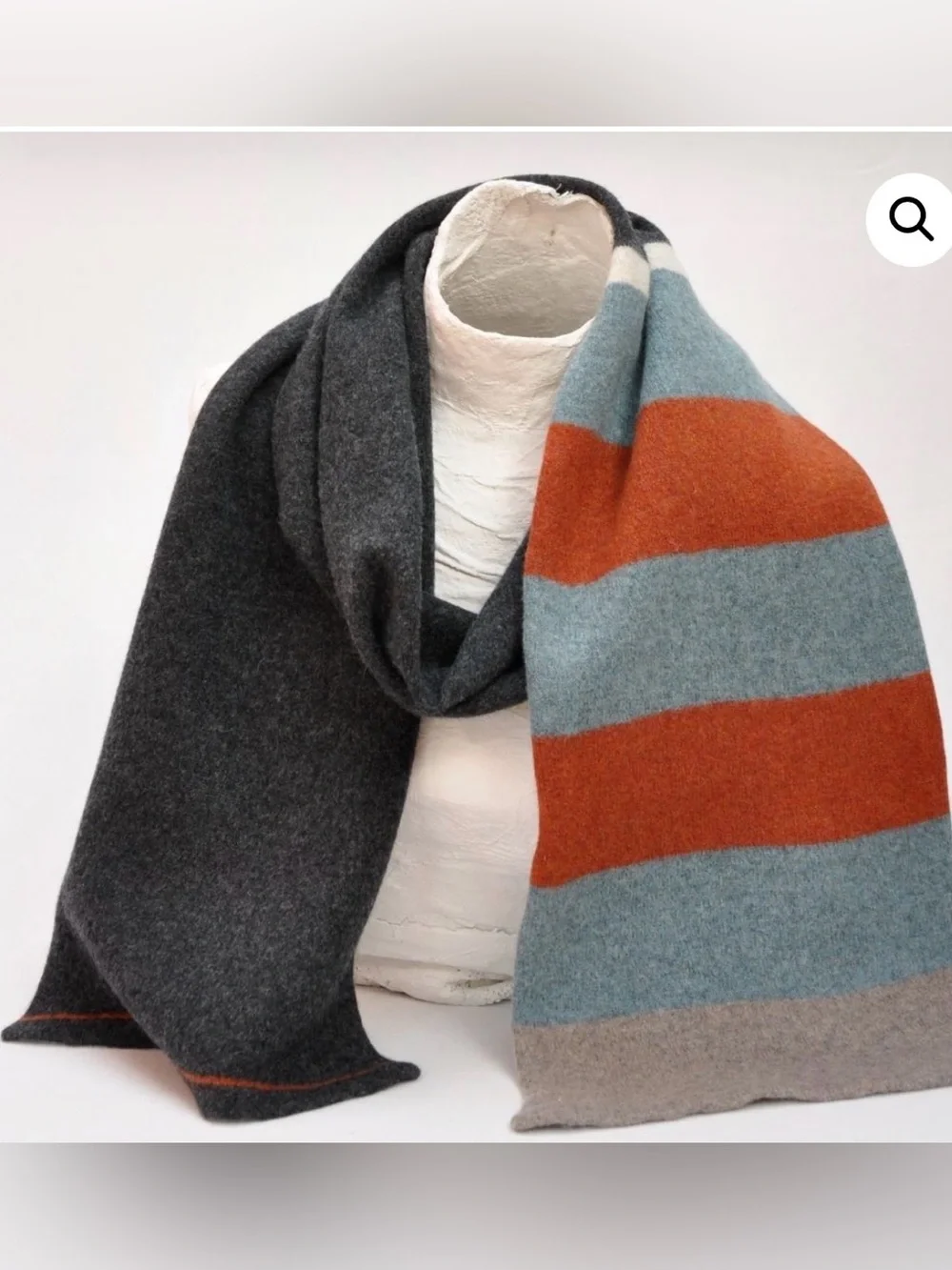 Julie Asquith unisex lambswool Chaffinch scarf
